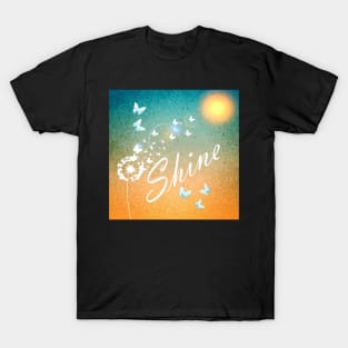 Inspirational Quote, SHINE Graphic Art Gifts T-Shirt